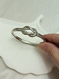 düğümlü silver kelepçe