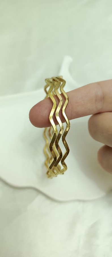 65 mm sık zigzak 3lü bilezik