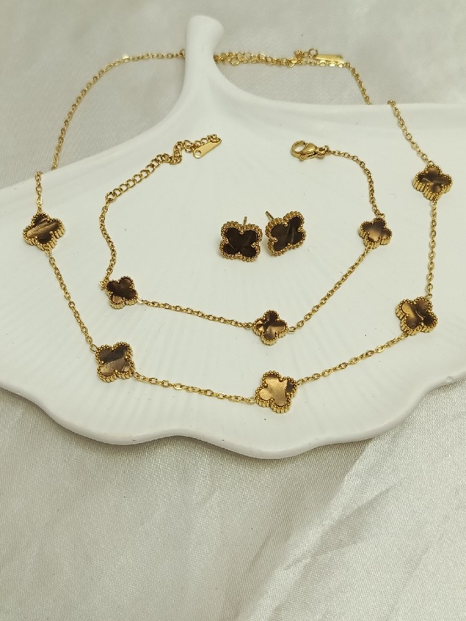 kahverengi takım Vancleef